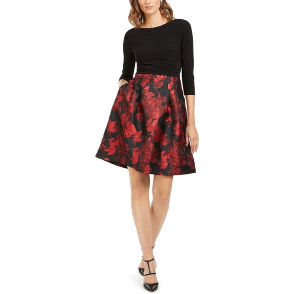 Size 6 Brand New Jessica Howard Floral Dress - Picture 2 of 8